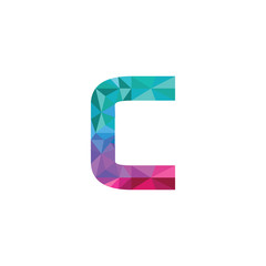 Letter C Full Color - Logo Template