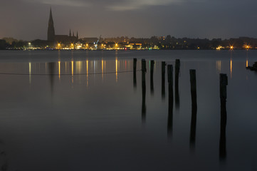 Fototapeta premium Nuit sur Schleswig