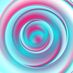 Holographic foil neon abstract circles swirl background