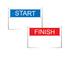 Start and finish line