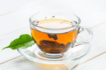 morning tea on the table