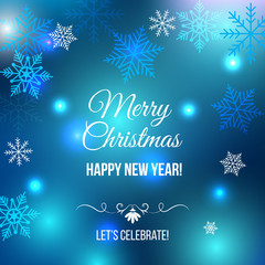 Christmas and New Year greeting card