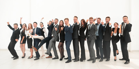 Obraz premium leader with creative business team