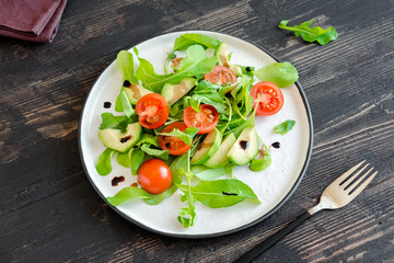 Avocado and tomatoes salad