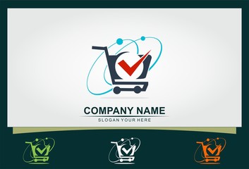 check shop online logo