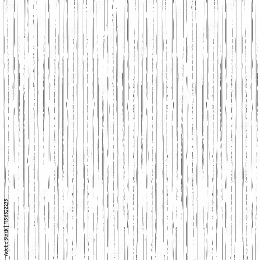 Aufkleber White and gray vertical stripes texture pattern for Realistic graphic design material wallpaper background. Grunge overlay texture random lines. Vector illustration