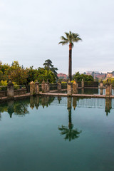 Vistas del Alcázar de los Reyes Cristianos en Córdoba 