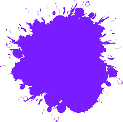 Fototapeta na wymiar Purple splash discount label