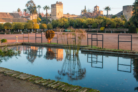Vistas del Alc&aacute;zar de los Reyes Cristianos en C&oacute;rdoba 