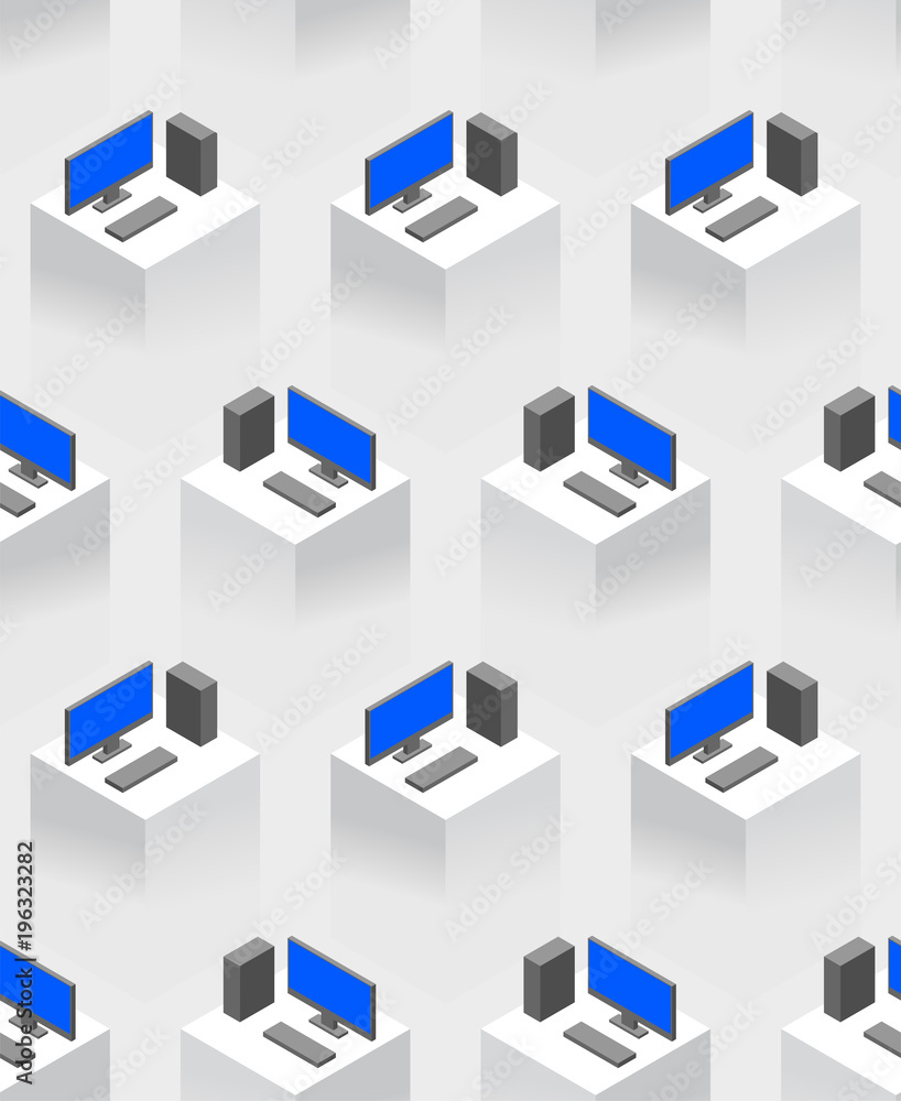 Poster blockchain background. backdrop for presentations. block chain technology seamless pattern. internet