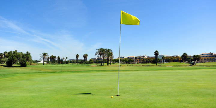 Golf course in Costa Ballena, Rota, Cadiz province, Spain