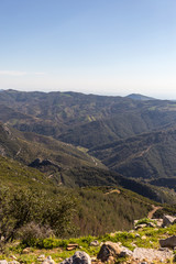 Obraz premium Vertical mountain landscape