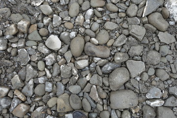 Rocky path in nature