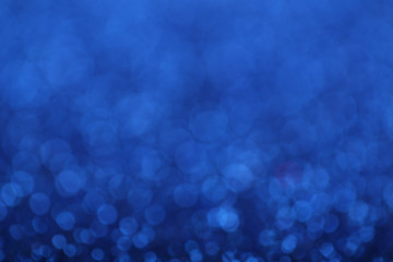 Abstract Blue Defocused Lights Background