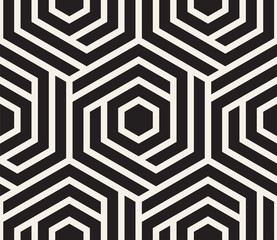 Vector seamless pattern. Modern stylish abstract texture. Repeating geometric tiles