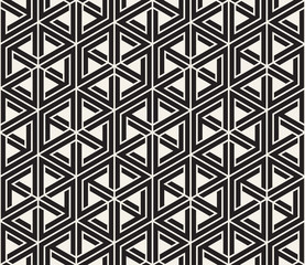 Vector seamless pattern. Modern stylish abstract texture. Repeating geometric tiles