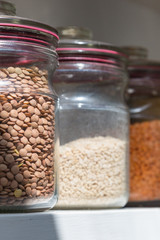 Jars of Lentils