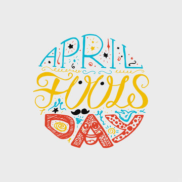 April Fools Day Lettering
