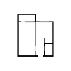 House plan vector icon