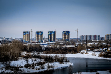 Obraz premium view of city
