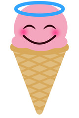 Eiscreme Emoji - Engel