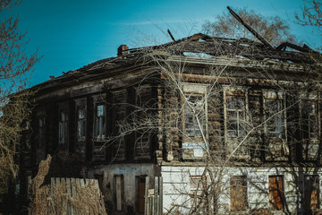 the house after the fire