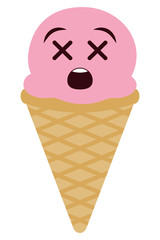 Eiscreme Emoji tot