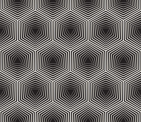 Vector seamless pattern. Modern stylish abstract texture. Repeating geometric tiles from striped elements i