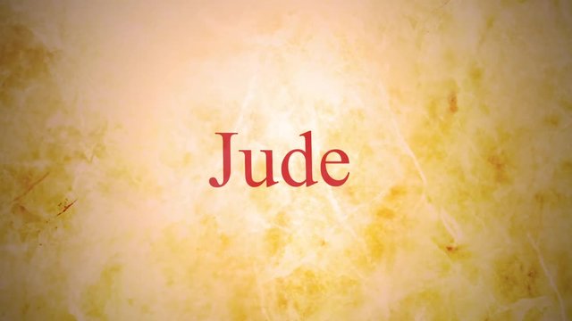 Books of the new testament in the bible series - Jude