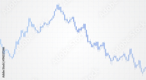 Chart With Forex Or Stock Candles Graphic Set Of Various Indicators - 