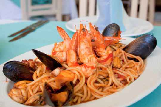 Spagetty Seafood Meal