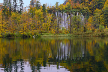 Waterfalls in Plitvice Lakes National Park, Croatia