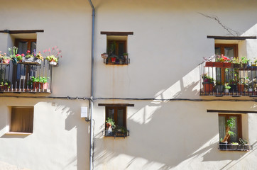 Front of spanish house