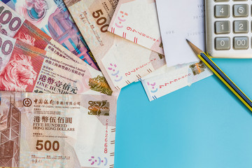 Hong Kong Dollar currency.