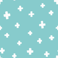 Obraz premium Hand Drawn vector seamless patterns.