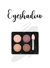 Eyeshadow. Fashion & Style. Vector illustration. Eps 10.
