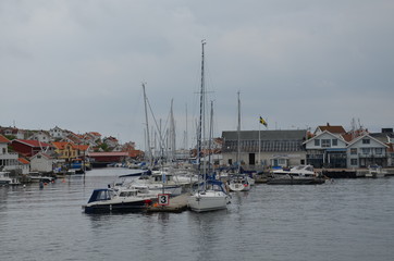 Gullholmens marina Sweden