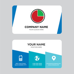 Fototapeta premium proactive business card design template, Visiting for your company, Modern Creative and Clean identity Card Vector Illustration