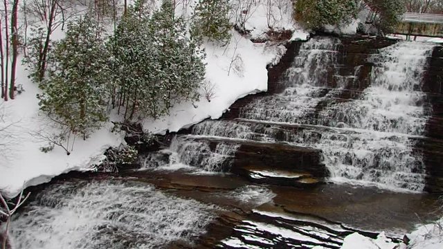 rivi&egrave;re en hiver