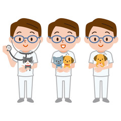 獣医　診察　セット