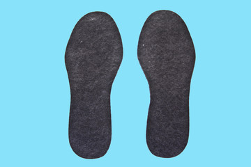 insoles for shoes isolated on white background