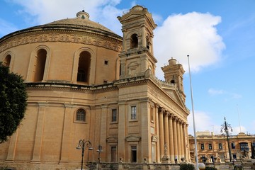 Fototapeta na wymiar Rotunda Santa Marija Assunta in Mosta, Malta