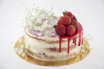 cake strawberries
