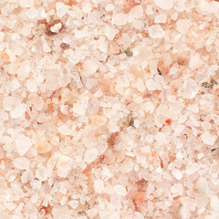 Himalayan pink salt closeup background