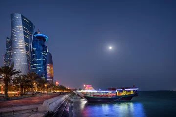 Fotobehang West Bay and the Corniche in Doha Qatar © gb27photo