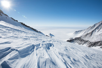 Mt Vinson, Sentinel Range, Ellsworth Mountains, Antarctica - Powered by Adobe