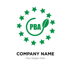bpa free company logo design template, Business corporate vector icon