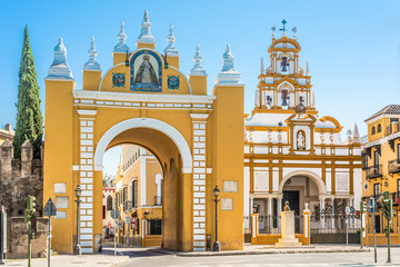 The door of the Macarena in Seville, Spain.