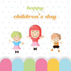 Obraz na płótnie Canvas children's day illustration