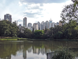 Fototapeta na wymiar View of the Aclimacao park